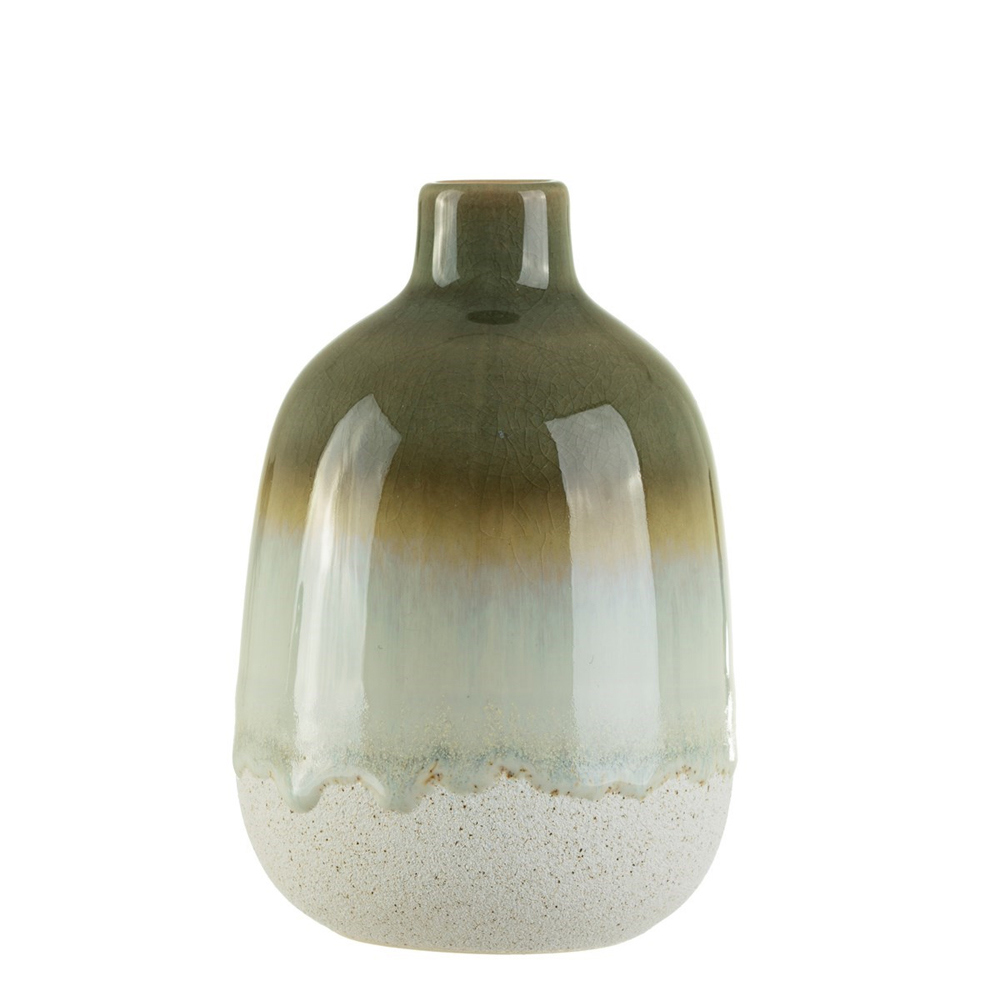 Sass & Belle Mojave Glaze Green Vase